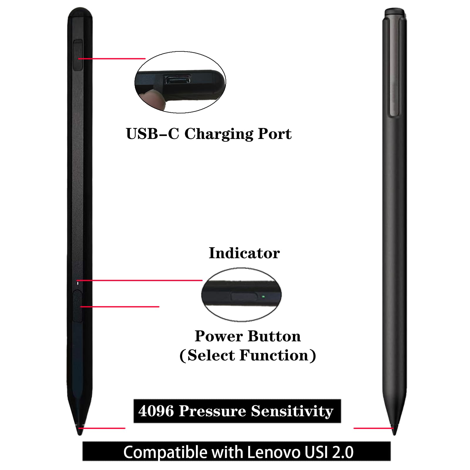 Amazon.com: U1 Stylus for Lenovo USI 2.0 Pen Compatible with